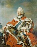 Carl Gustaf Pilo Portrait of King Frederik V of Denmark, oil painting artist